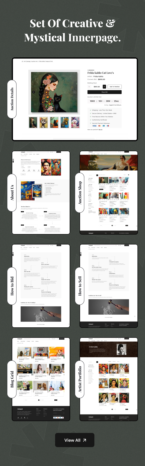 Artmart - Art Gallery & Auctions WordPress Theme - 5