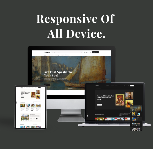 Artmart - Art Gallery & Auctions WordPress Theme - 9