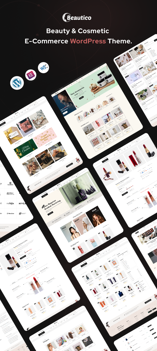Beautico - Beauty Cosmetics Shop WordPress Theme - 1