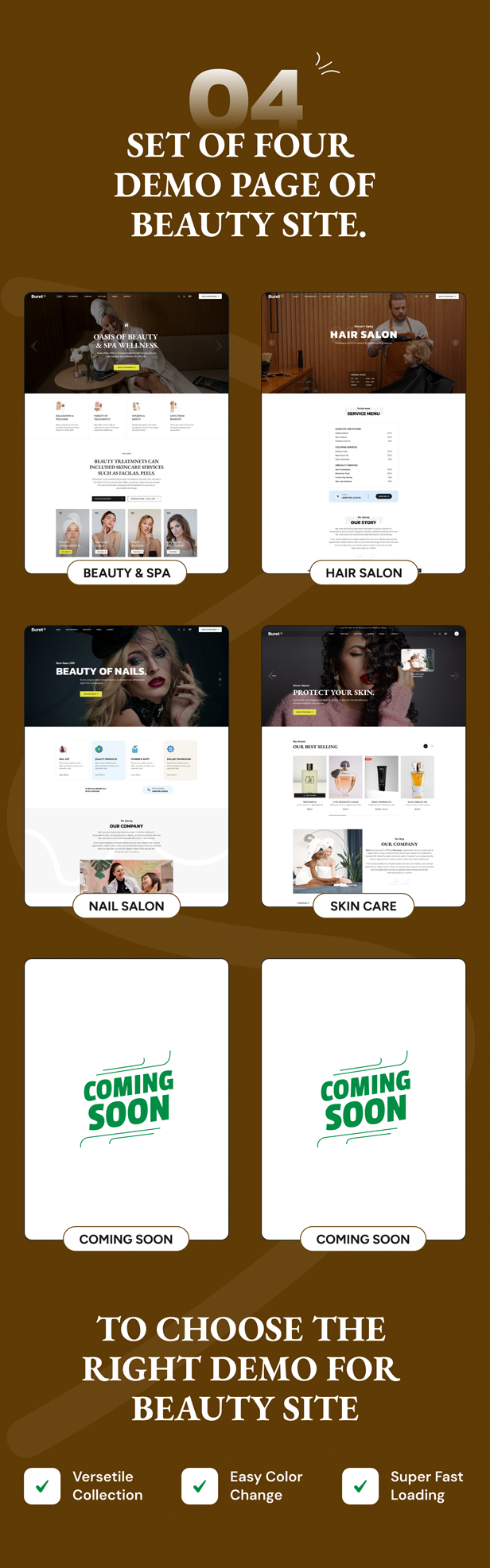 Buret - Beauty Salon and SPA HTML Template - 2