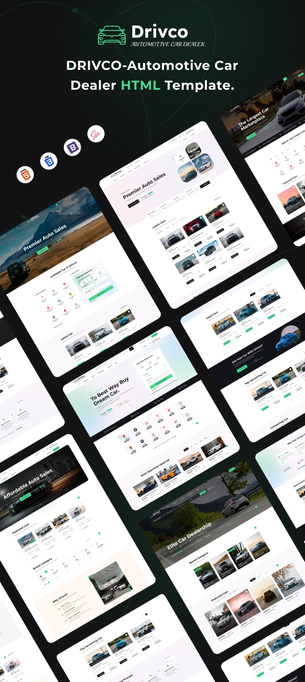 Drivco - Car Dealer and Listing HTML Template + RTL - 2
