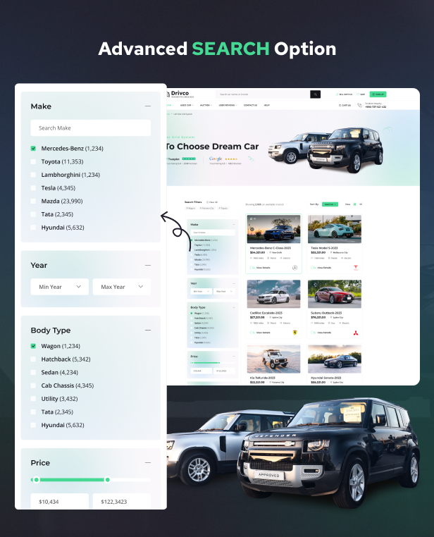 Drivco - Car Dealer and Listing React Next.JS Template + RTL - 4