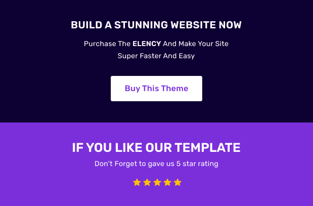 Template HTML Elency