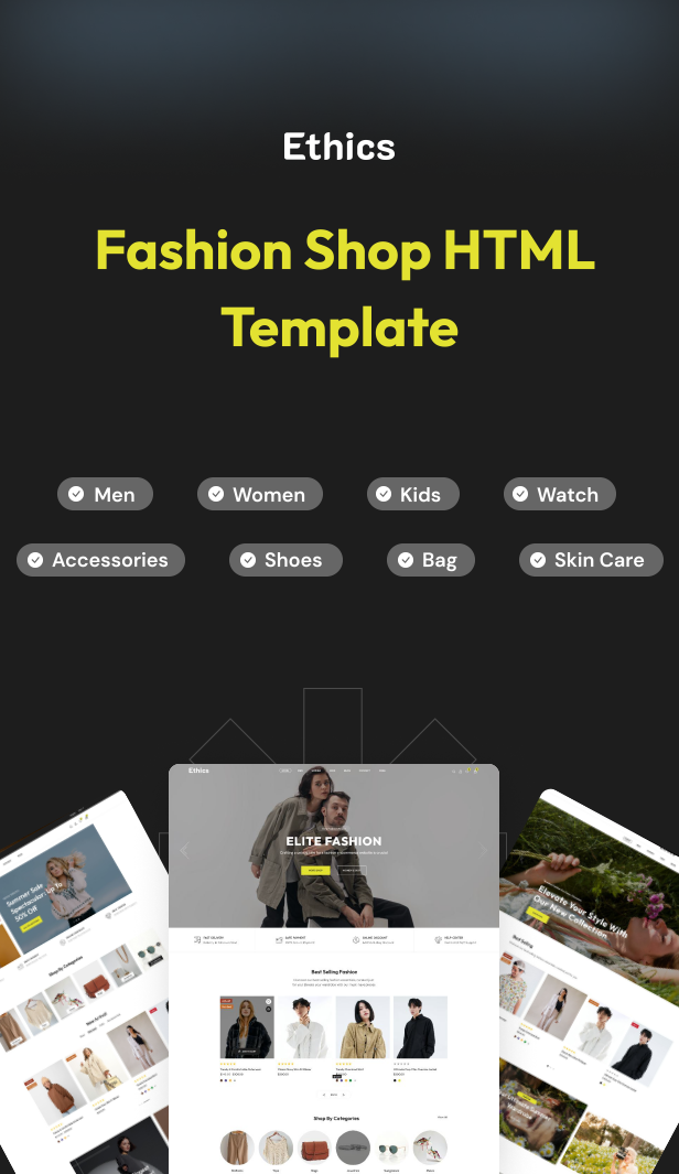 Ethics - Fashion Shop HTML Template - 1