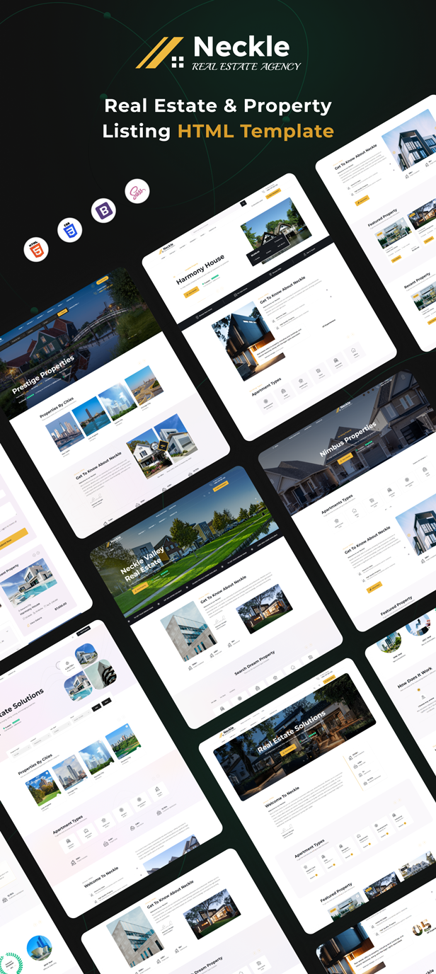 Neckle - Real Estate & Property HTML Template + RTL - 2
