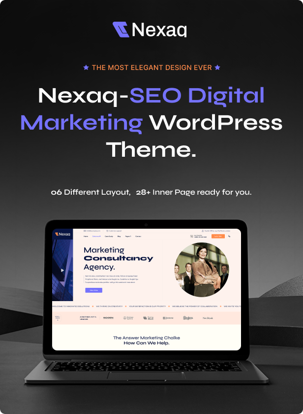 Nexaq - SEO Digital Marketing Agency WordPress Theme - 2