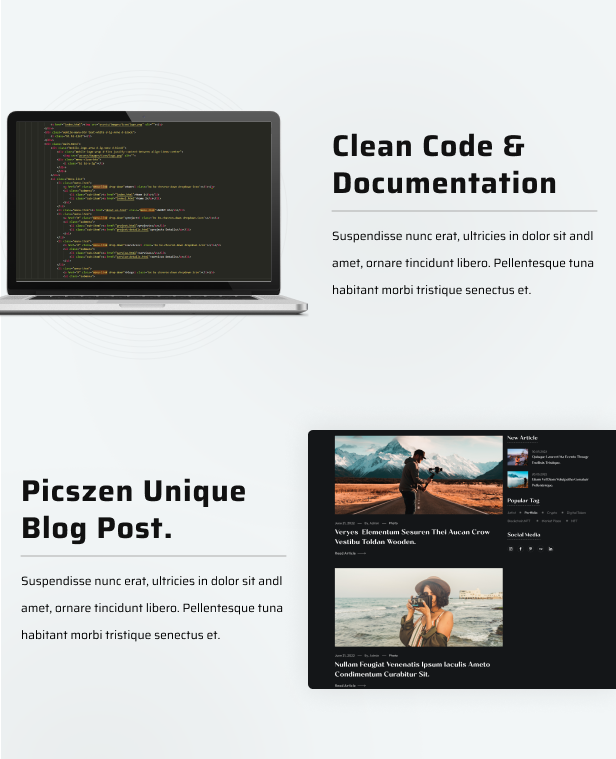 Picszen – Photography HTML Template