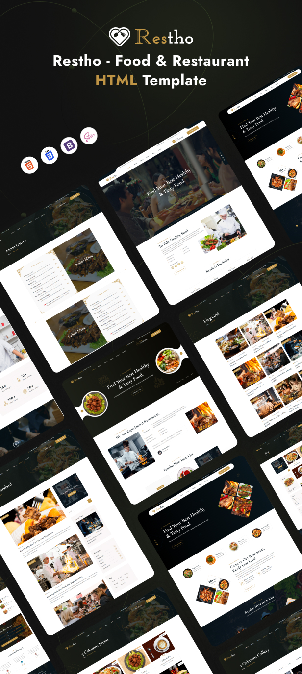 Restho - Restaurant HTML Template - 1