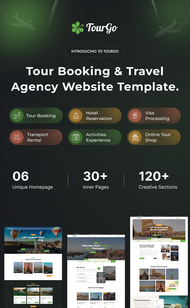 TripRex - Tour & Travel Agency React NextJS Template - 1